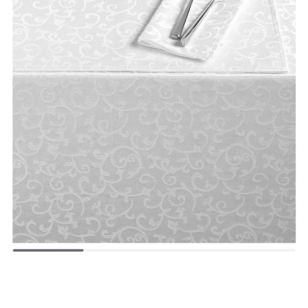 Lenox Opal Innocence Oblong Tablecloth